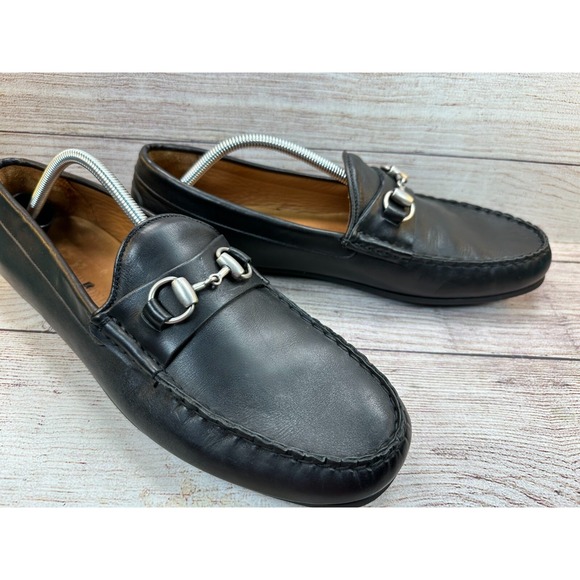 Allen Edmonds Driving Loafer Sebastian Leather Bit Shoes Men Size 13D Black